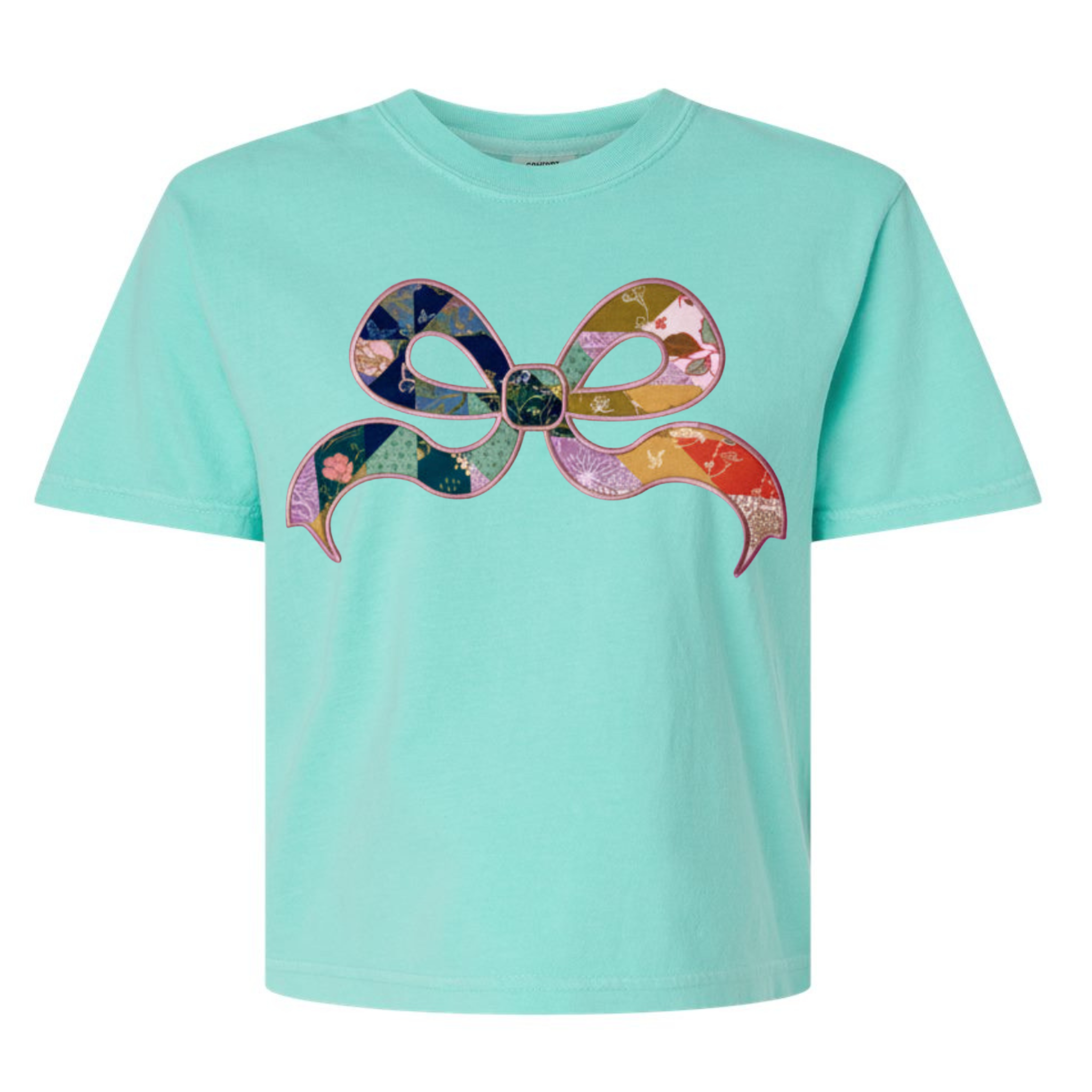 Boxy Bow Applique Tee