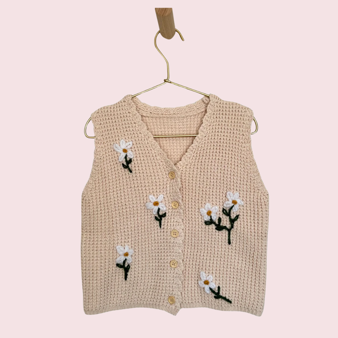 Stemmed Flower Vest