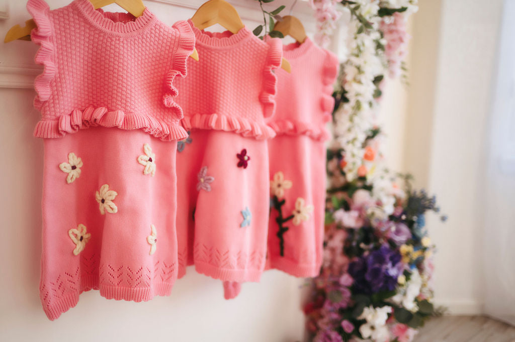 Custom Blossom Ruffle Dress