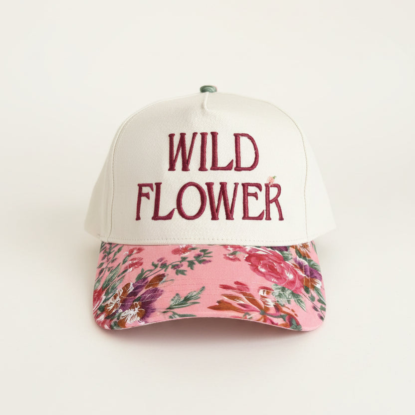 Wild Flower | Floral Brim Hat