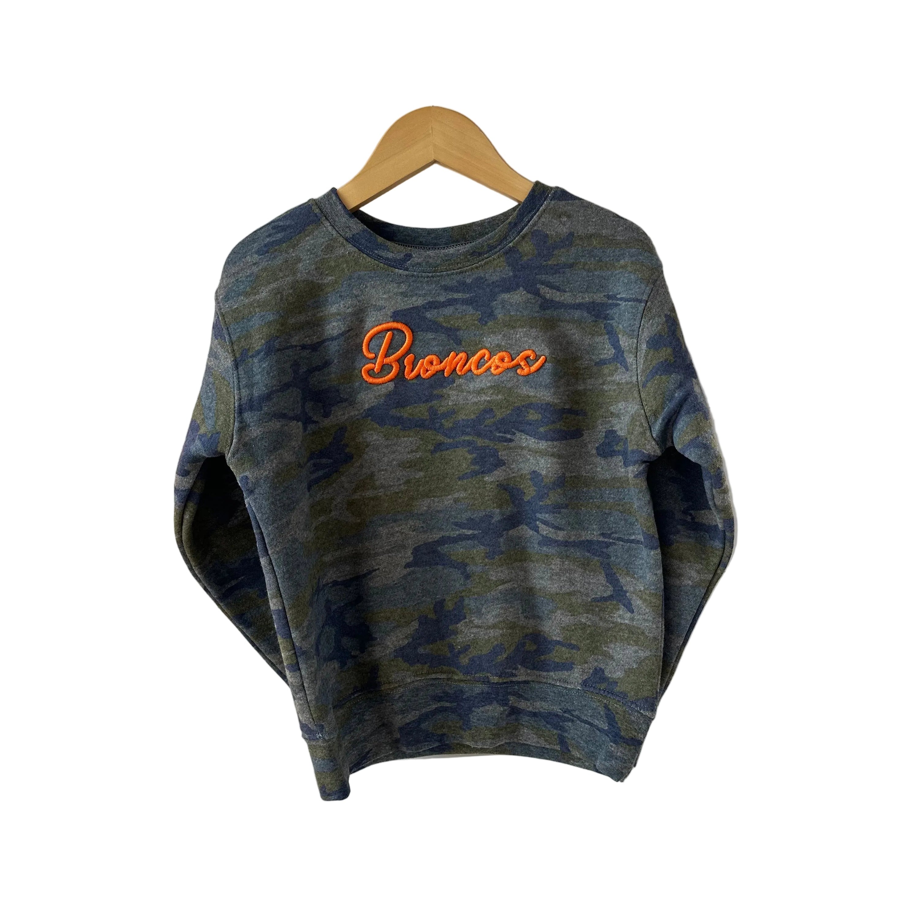Toddler & Youth Camouflage Crewneck