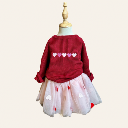 Gradient Heart Sweater | Toddler