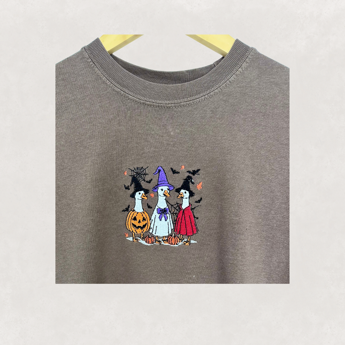Brown Halloween Goose Tee - Unisex