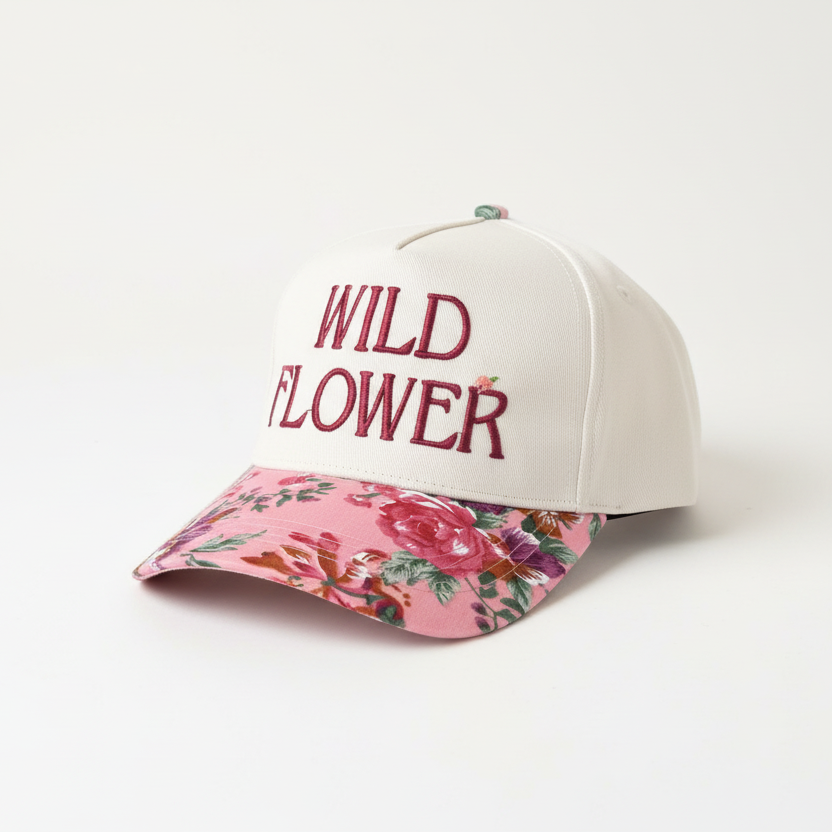 Wild Flower | Floral Brim Hat