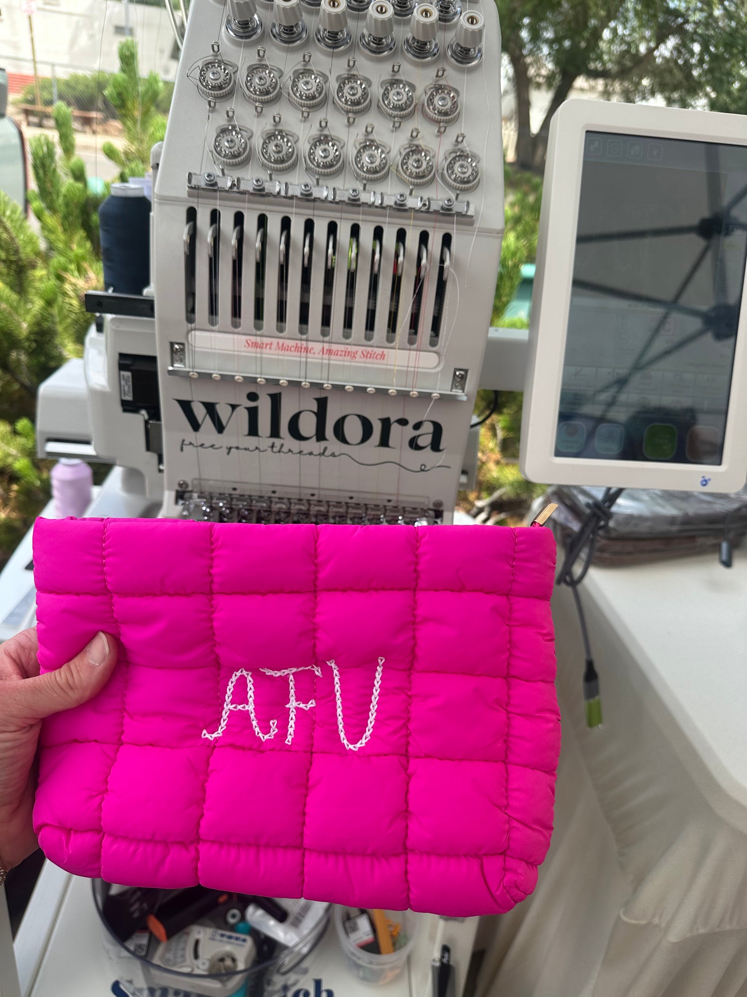 Quilted Travel Pouch
