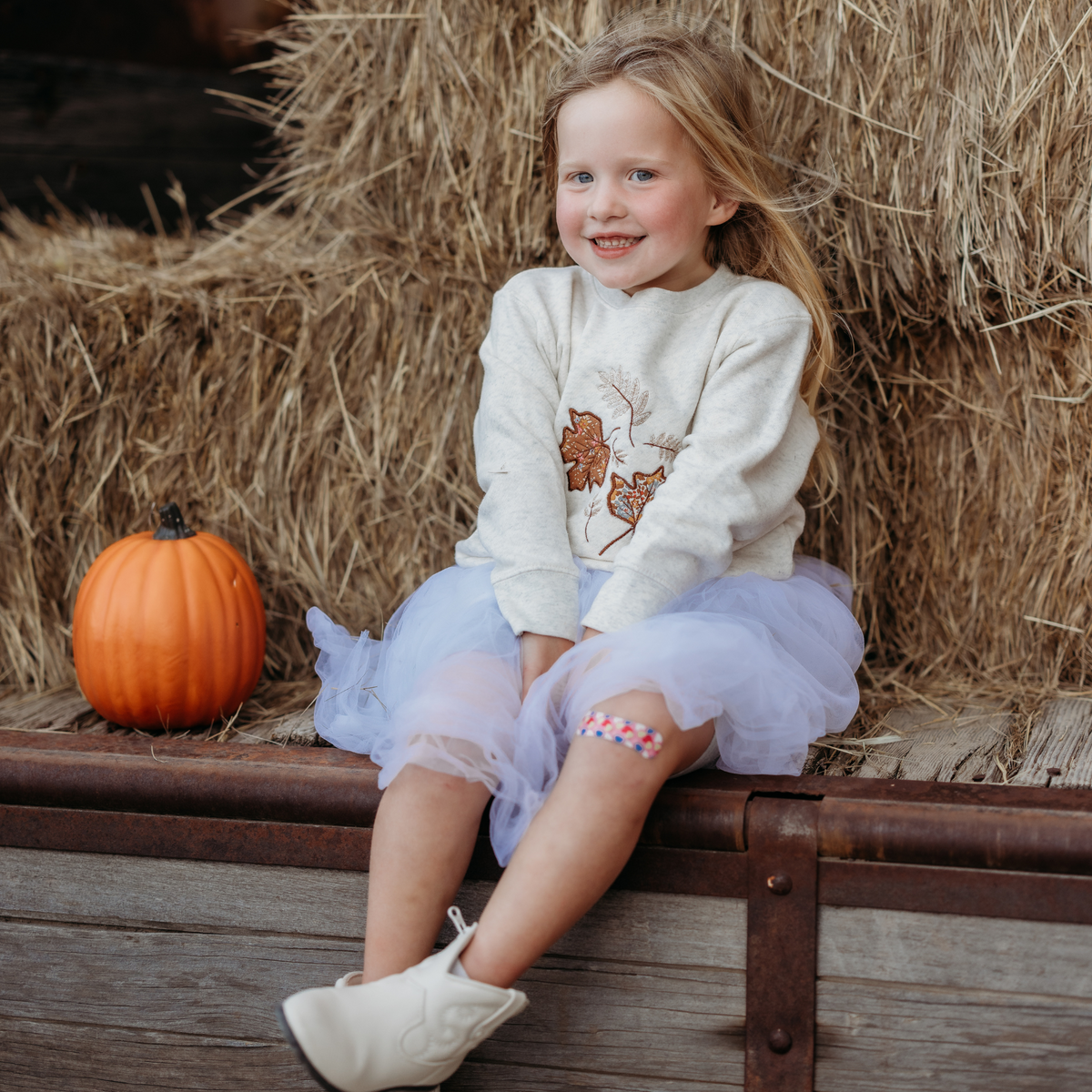 Toddler Falling Leaf Crewneck