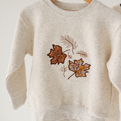 Toddler Falling Leaf Crewneck