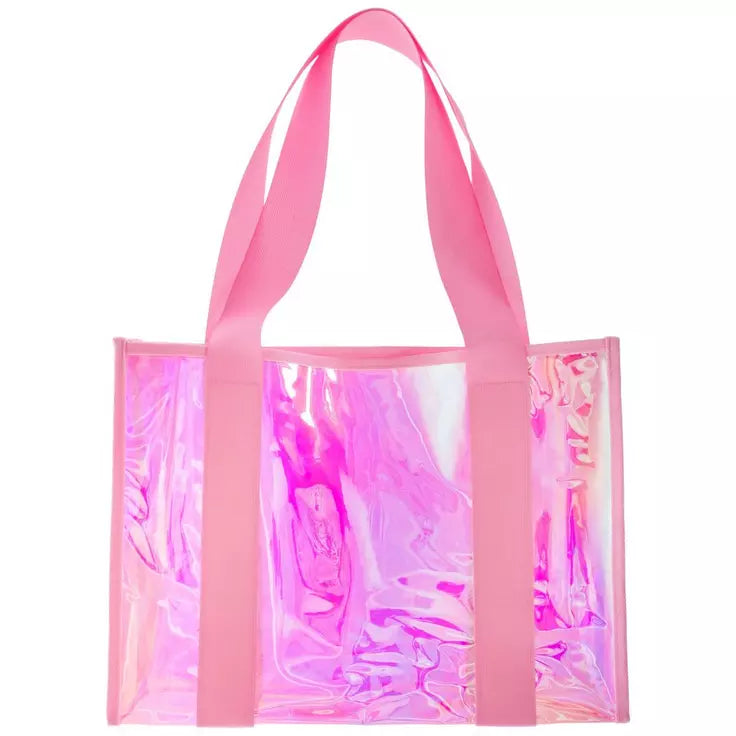 Pink Iridescent Beach Bag