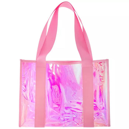 Pink Iridescent Beach Bag