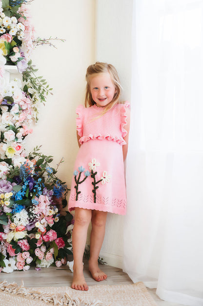 Custom Blossom Ruffle Dress