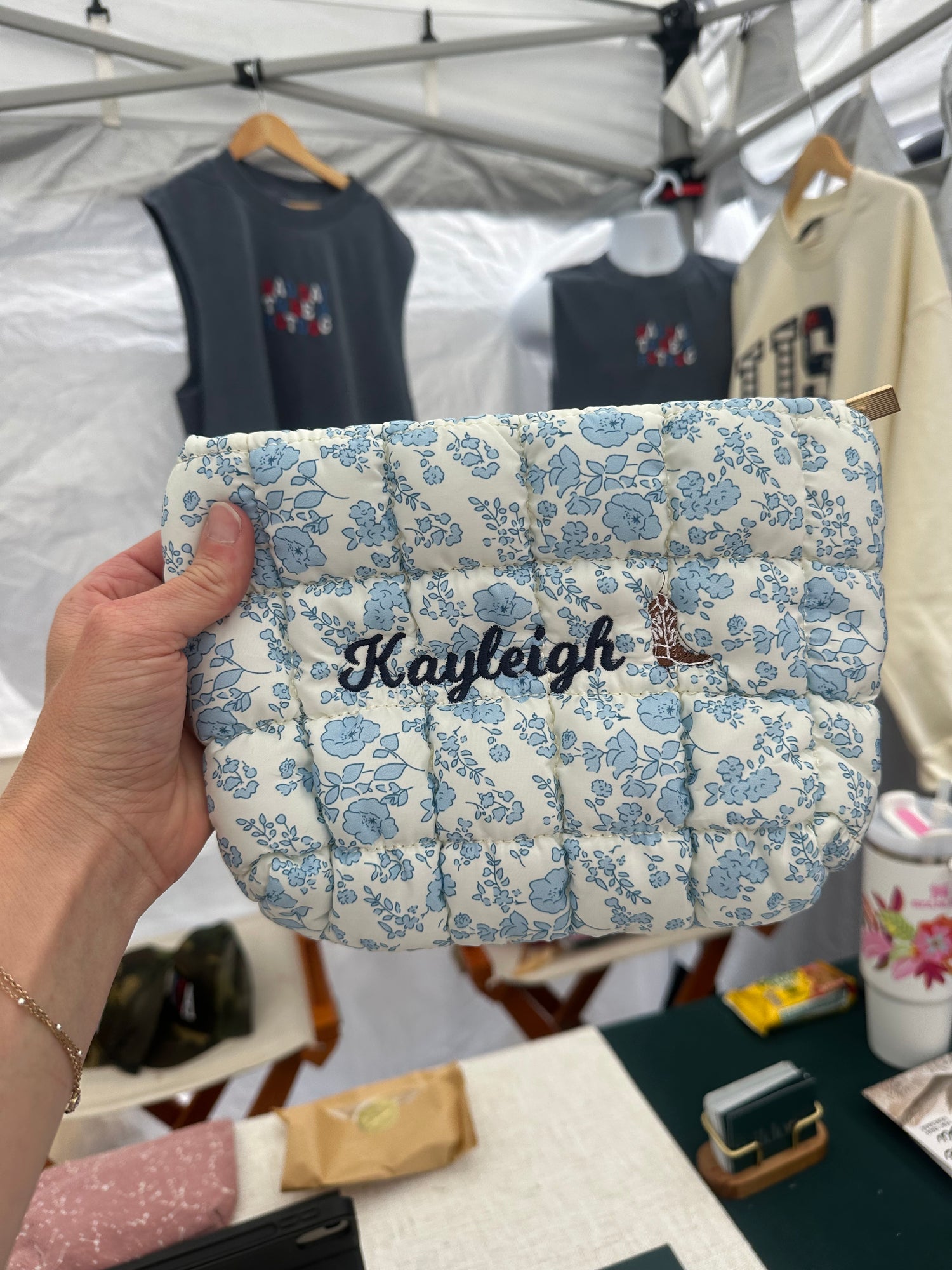 Quilted Travel Pouch