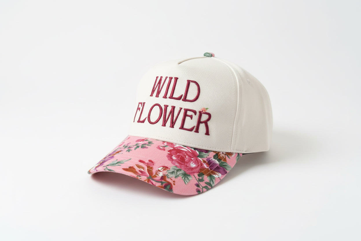 Wild Flower | Floral Brim Hat
