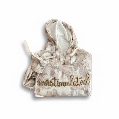 Overstimulated Puff Embroidered Hoodie