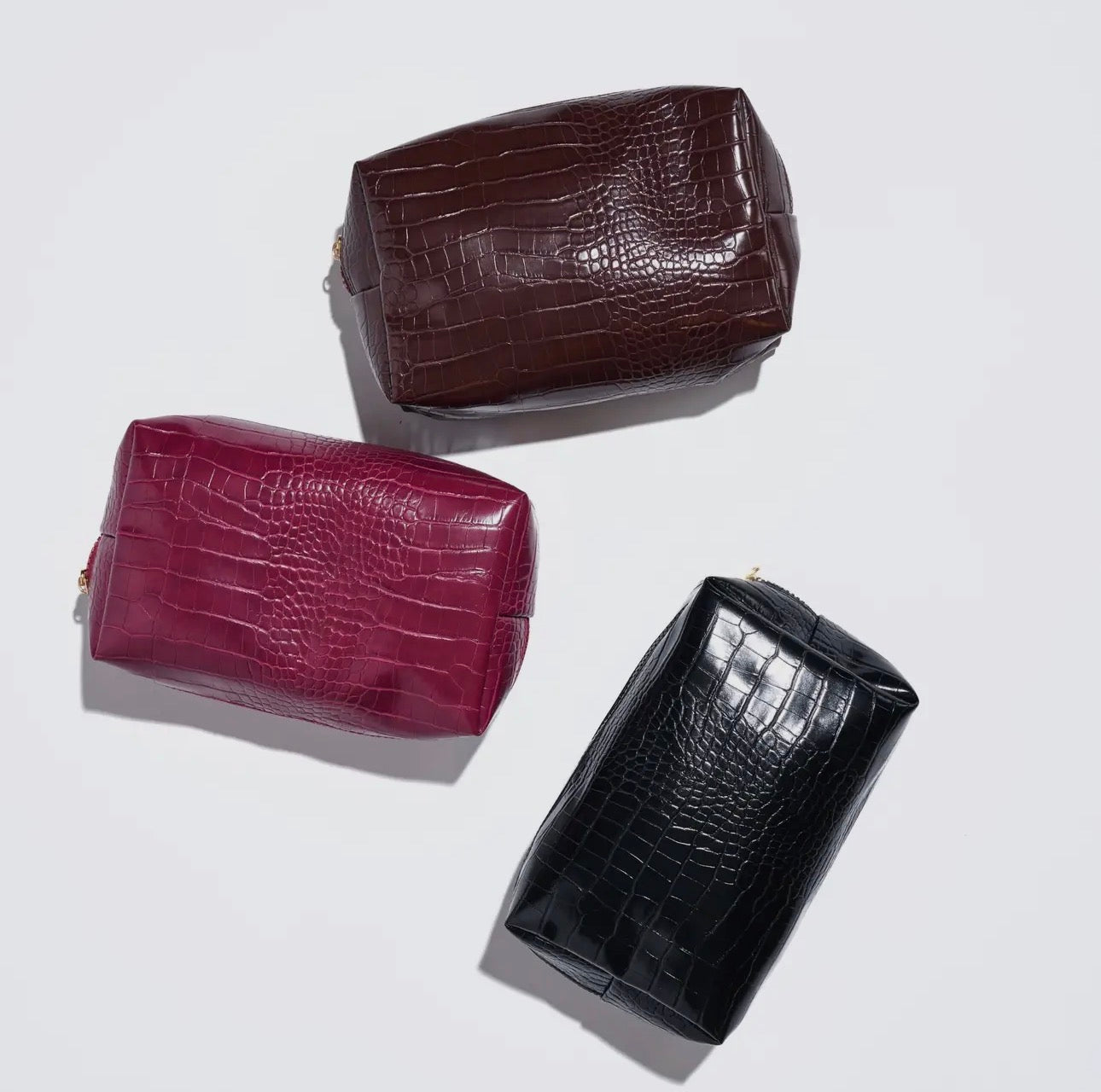 Vegan Leather Croc Bag