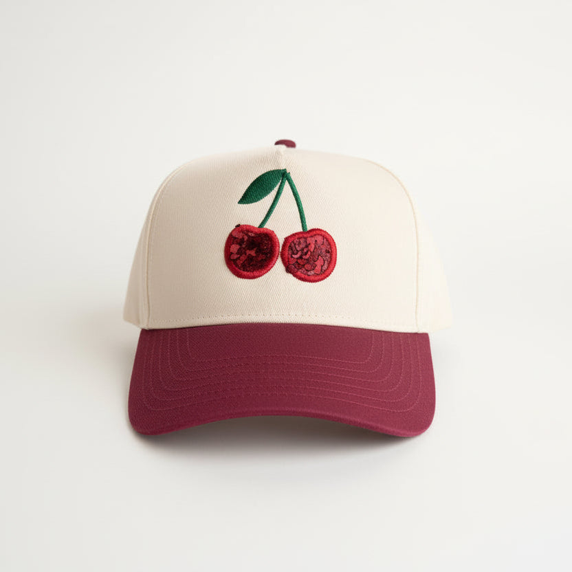 Sequin Cherry Hat