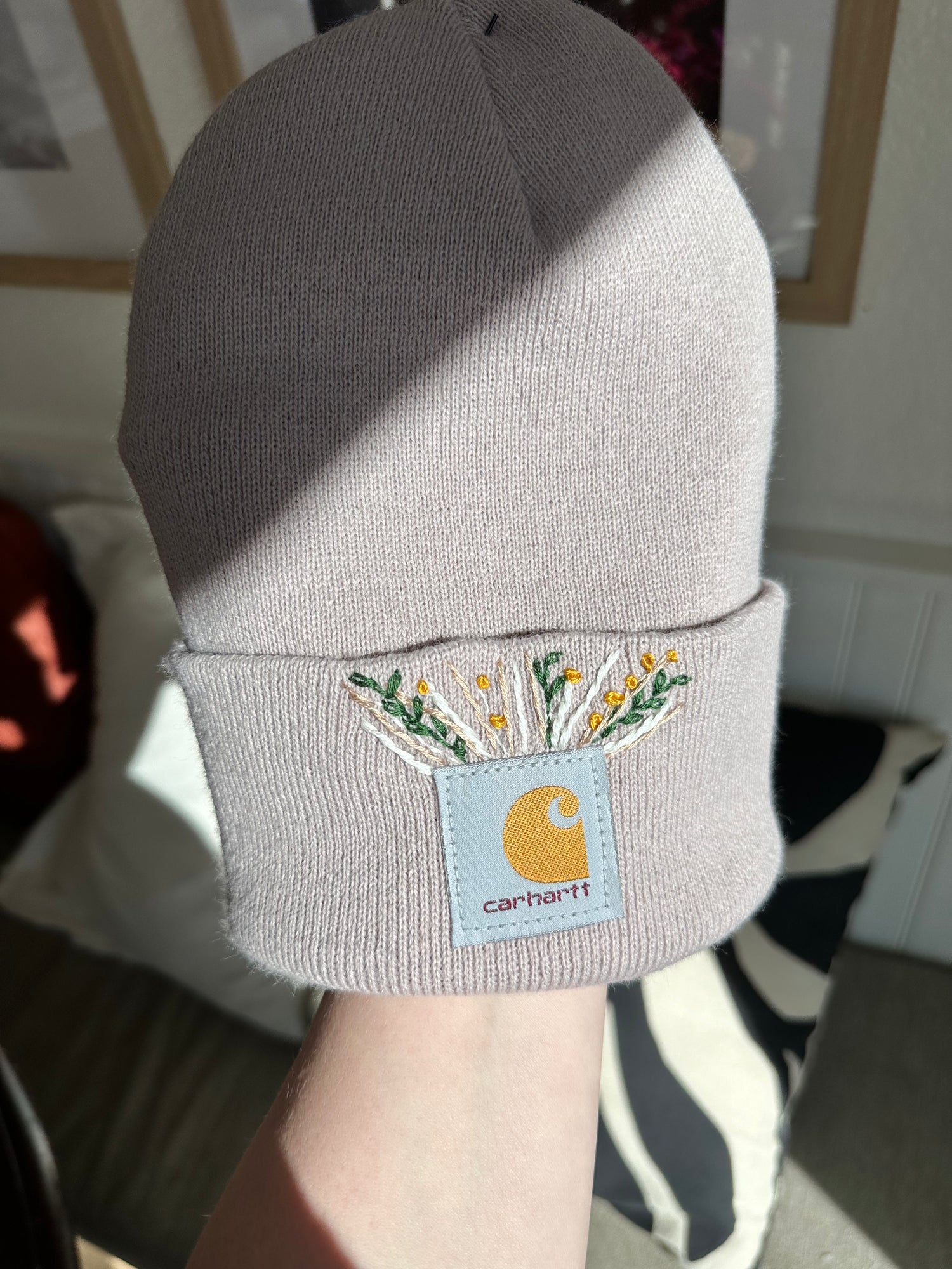 Hand Embroidered Beanie