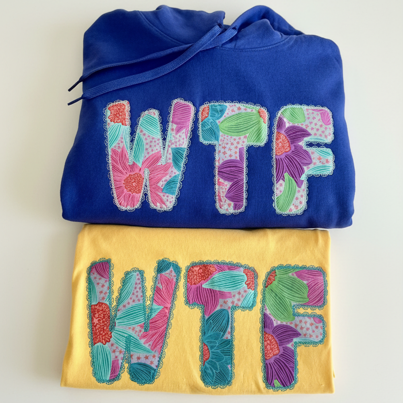 WTF Yellow Tee - Off White Background