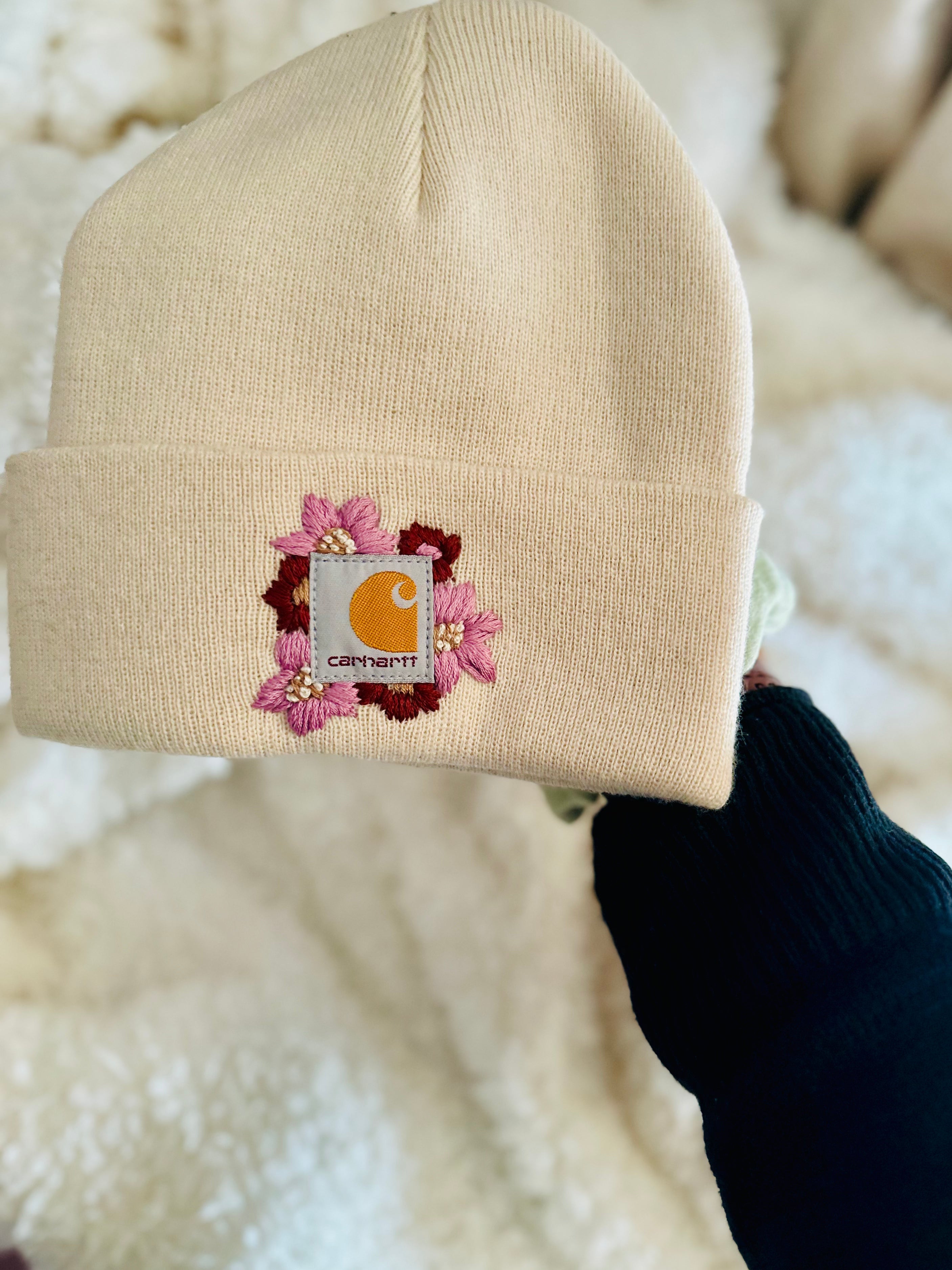 Hand Embroidered Beanie